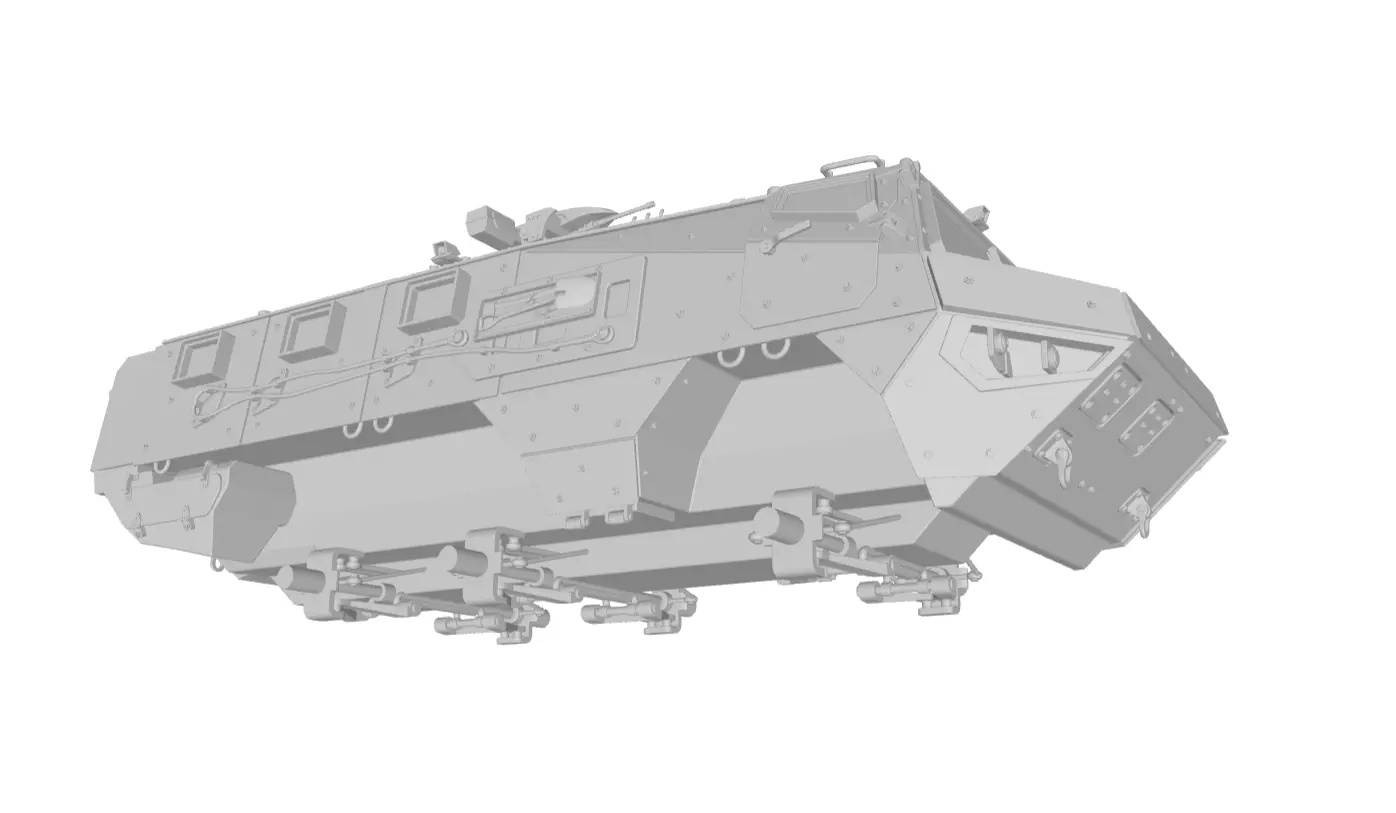 VAB MK3 6x6 Armored Vehicle 3D Printable Model 3D print model_14