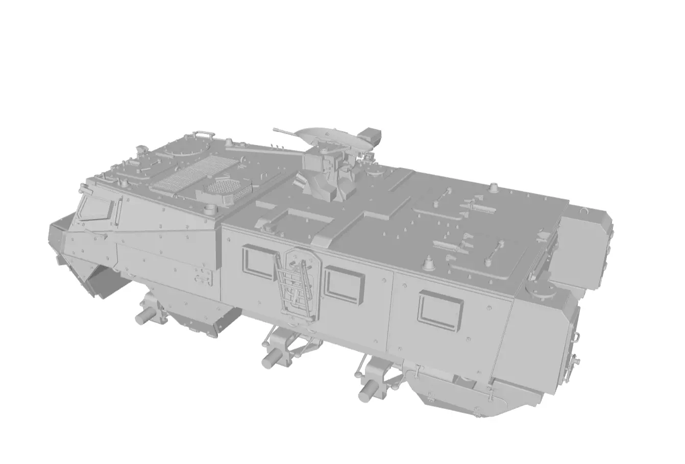 VAB MK3 6x6 Armored Vehicle 3D Printable Model 3D print model_11