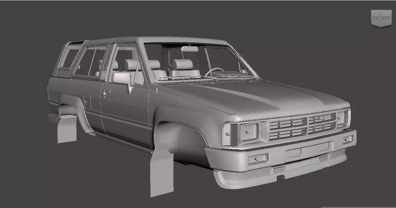 Toyota 4Runner Mk1 1986 3D print model_0