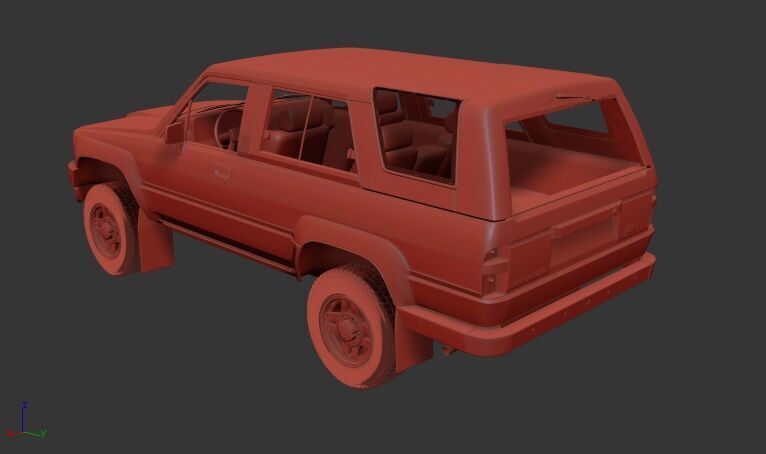 Toyota 4Runner Mk1 1986 3D print model_5