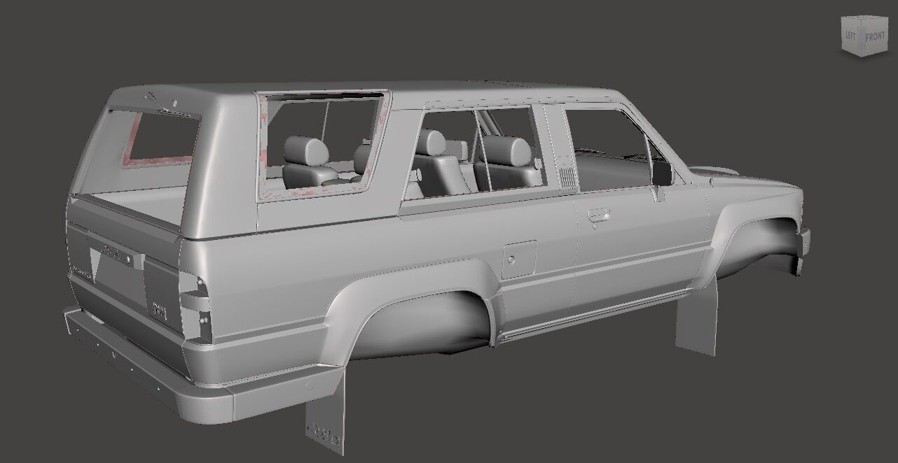 Toyota 4Runner Mk1 1986 3D print model_2
