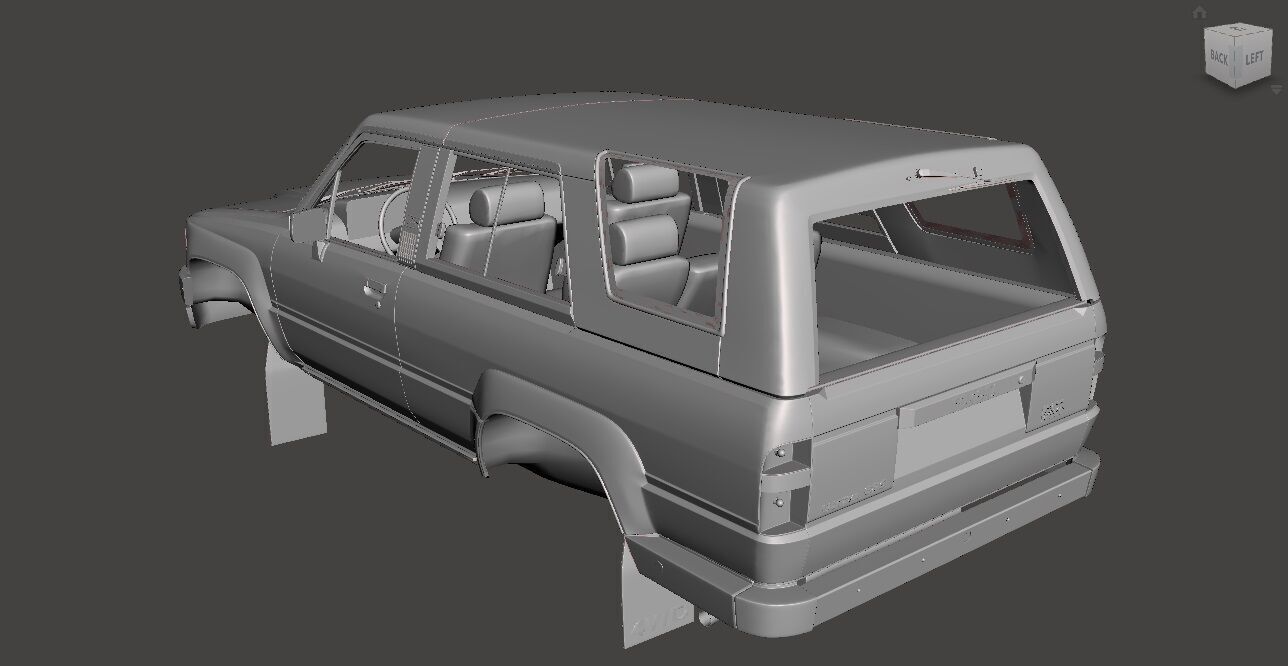 Toyota 4Runner Mk1 1986 3D print model_1
