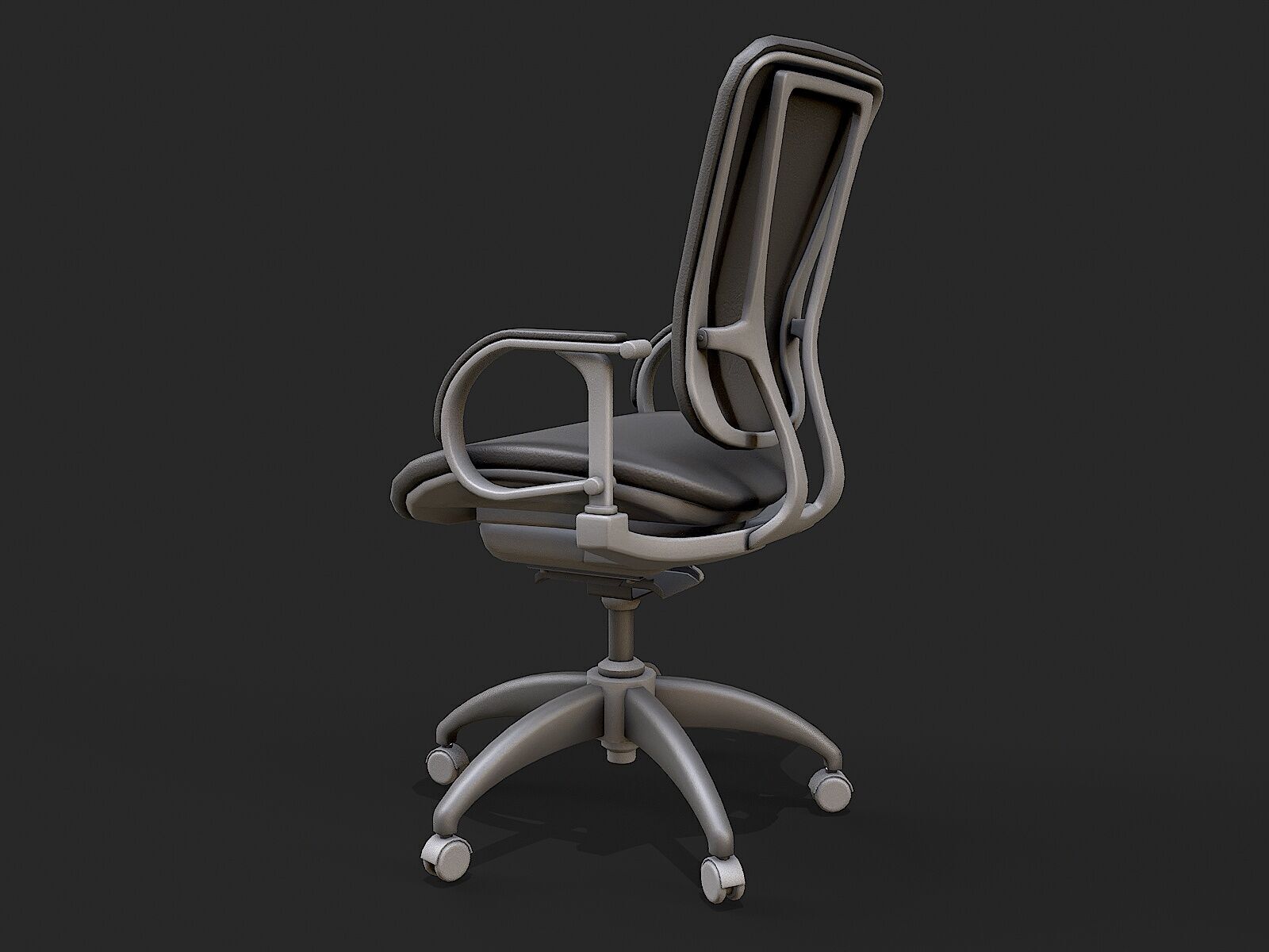 Control Desk 2 Low-poly 3D model_15