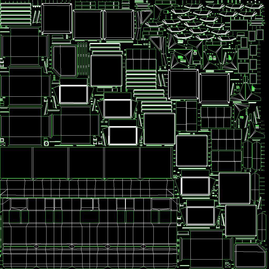 Control Desk 2 Low-poly 3D model_18