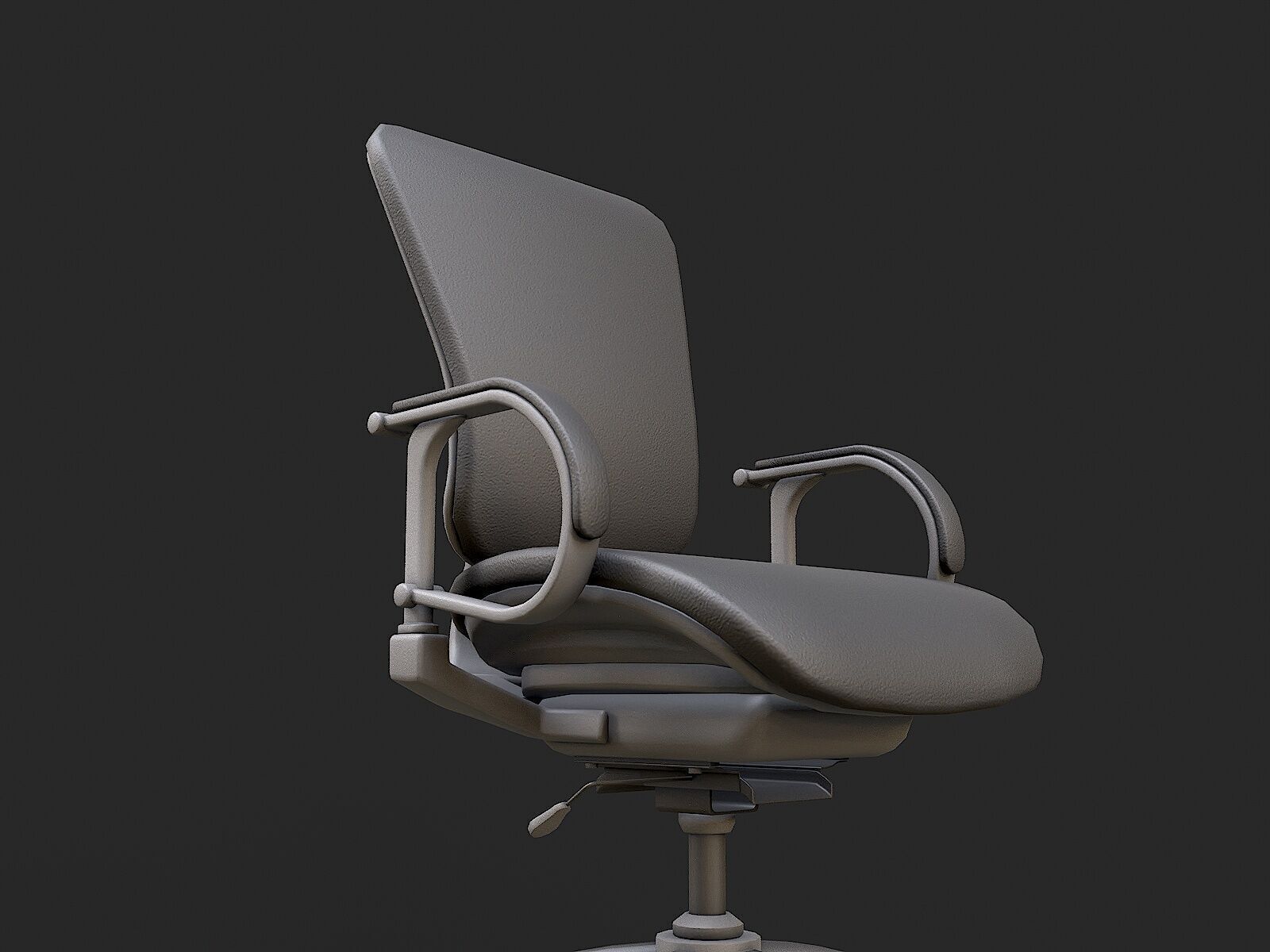 Control Desk 2 Low-poly 3D model_16