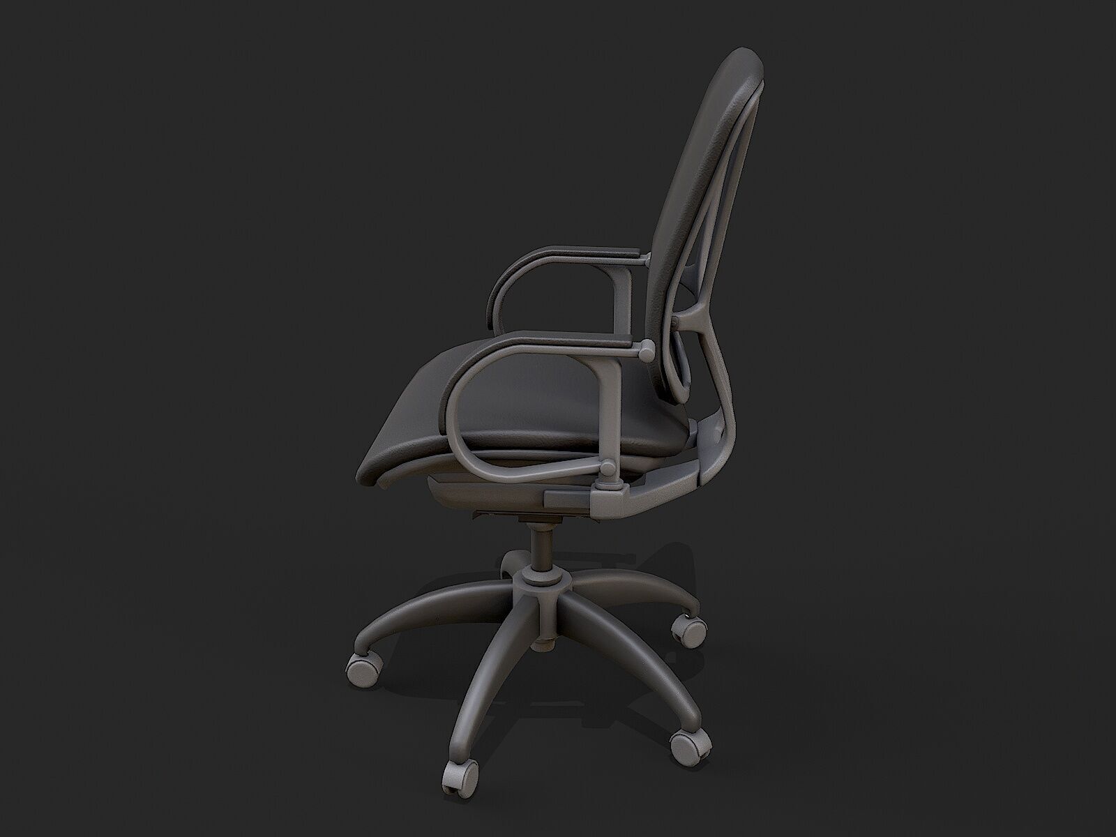 Control Desk 2 Low-poly 3D model_14