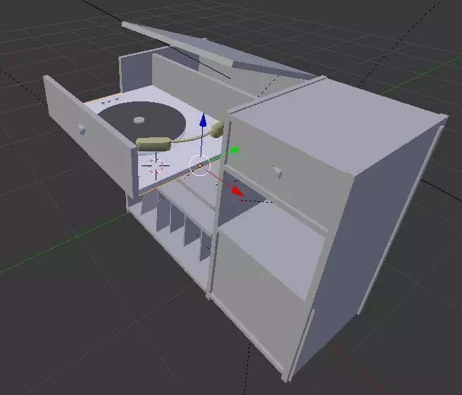 Okd Pick up Low-poly 3D model_0