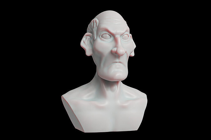Old Man  3d print model 3D print model