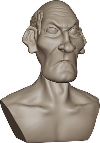 Old Man  3d print model