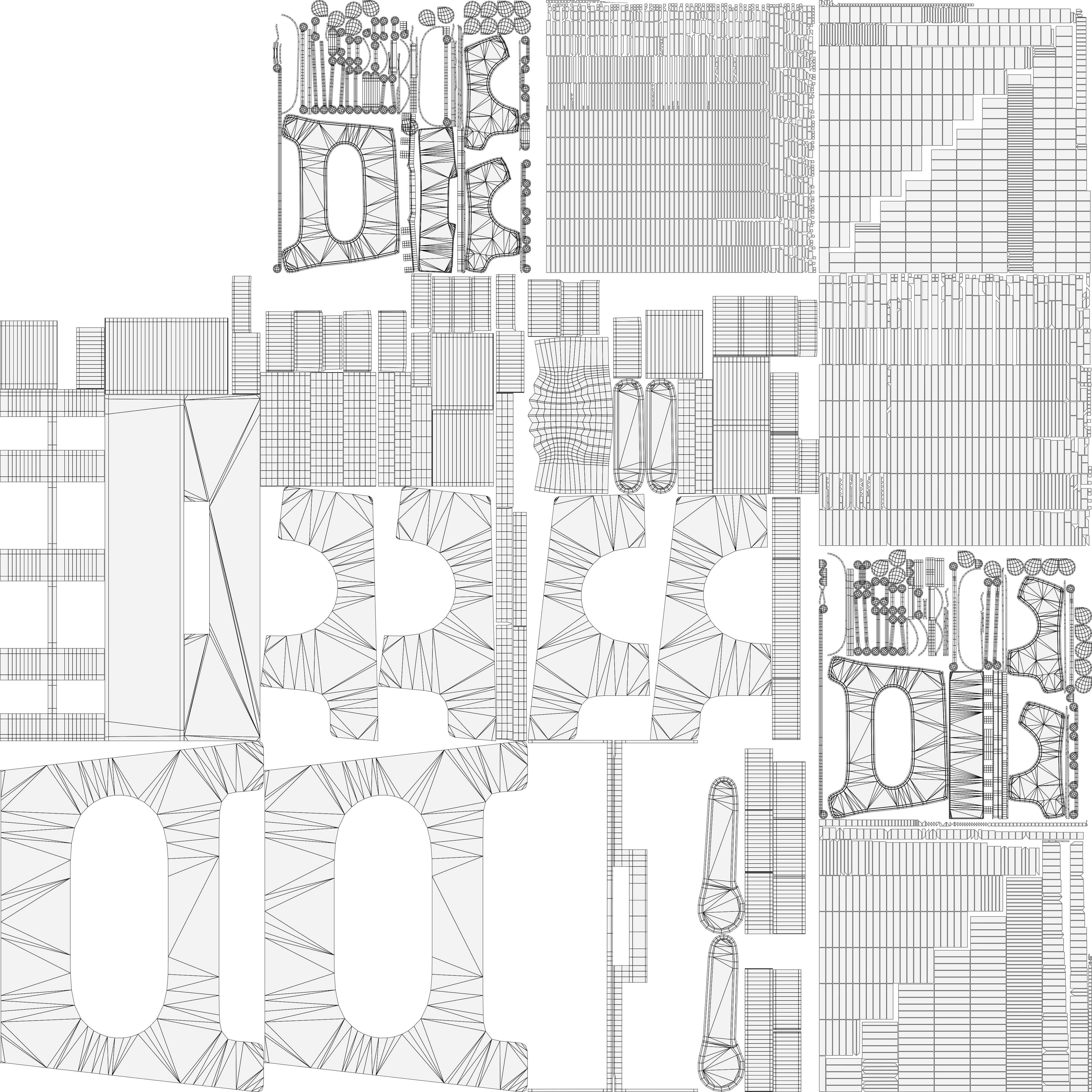 Plastic Folding Step Stool - Blue 3D model_15