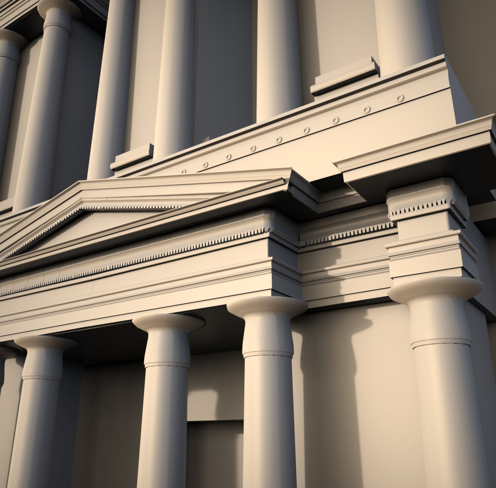 Petra Al Khazneh or The Treasury at Petra 3D model_2