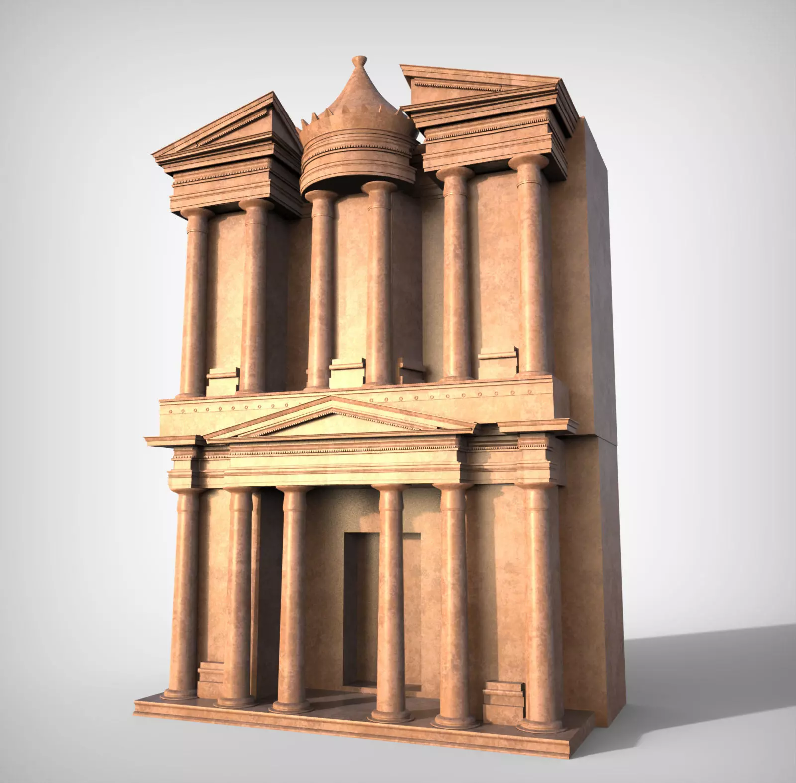 Petra Al Khazneh or The Treasury at Petra 3D model_0
