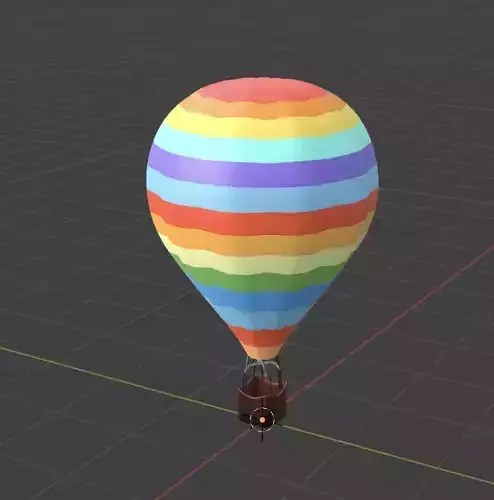 Cartoon Colored Balloon