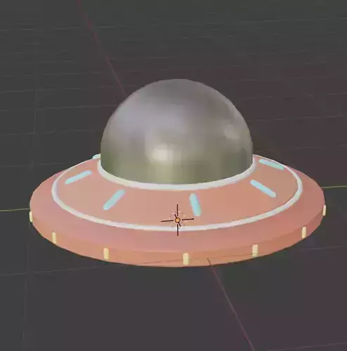Cartoon Ufo Model
