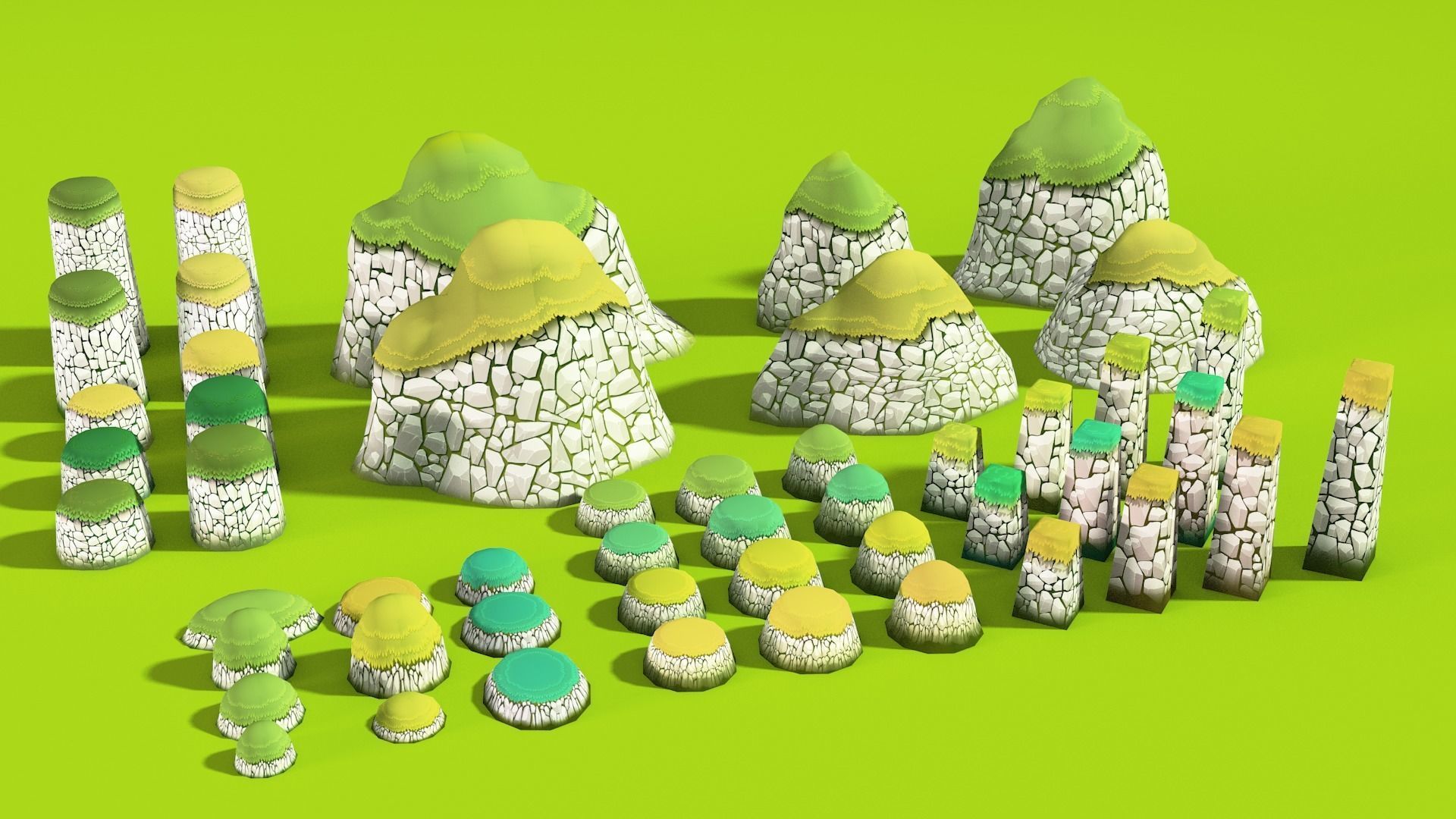 3D Cartoon Forest Low-poly 3D model_22