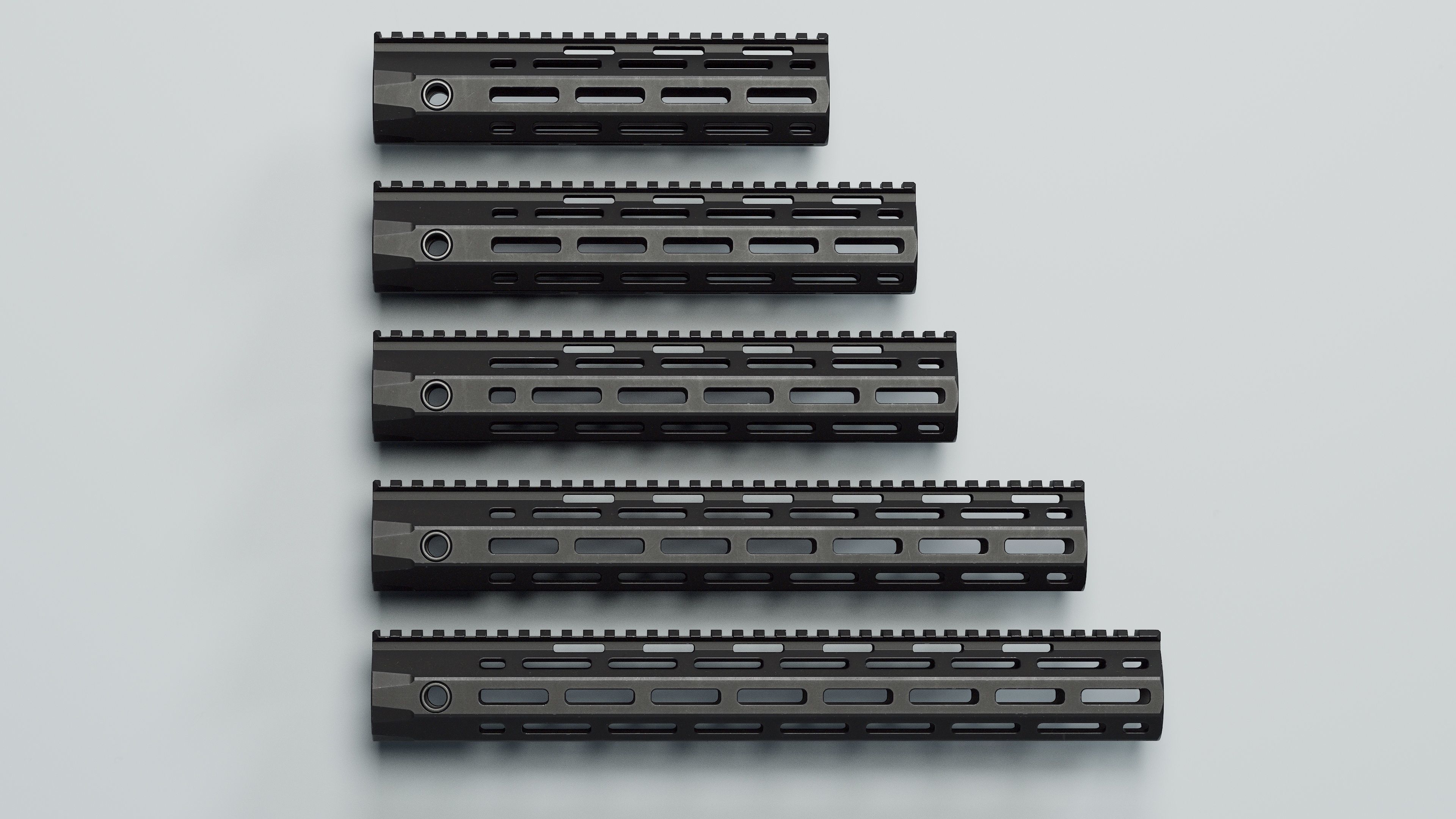 AR-15 - URX-4 Handguards - Replica Low-poly 3D model_3