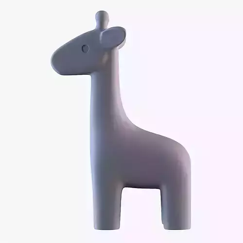 Giraffe Baby 3D print model