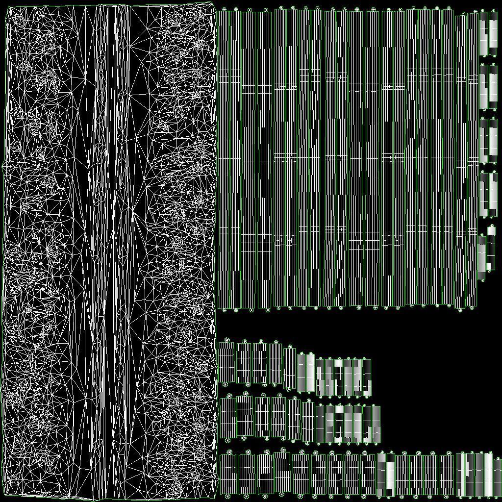 Village Road With Fence 3 Low-poly 3D model_7
