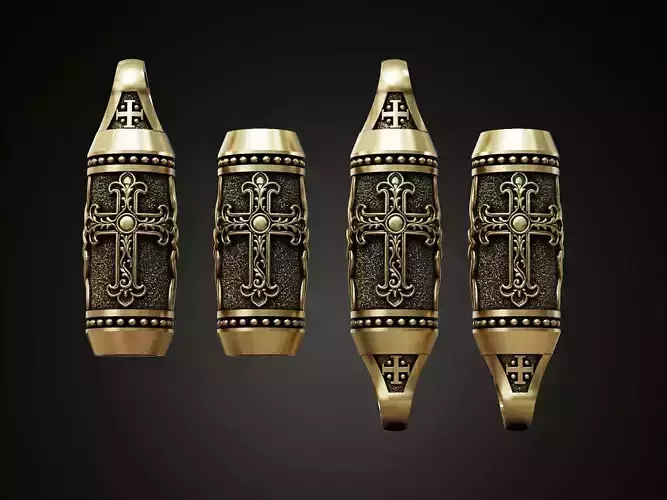 Detailed Cross Paracord Tube Spacer 