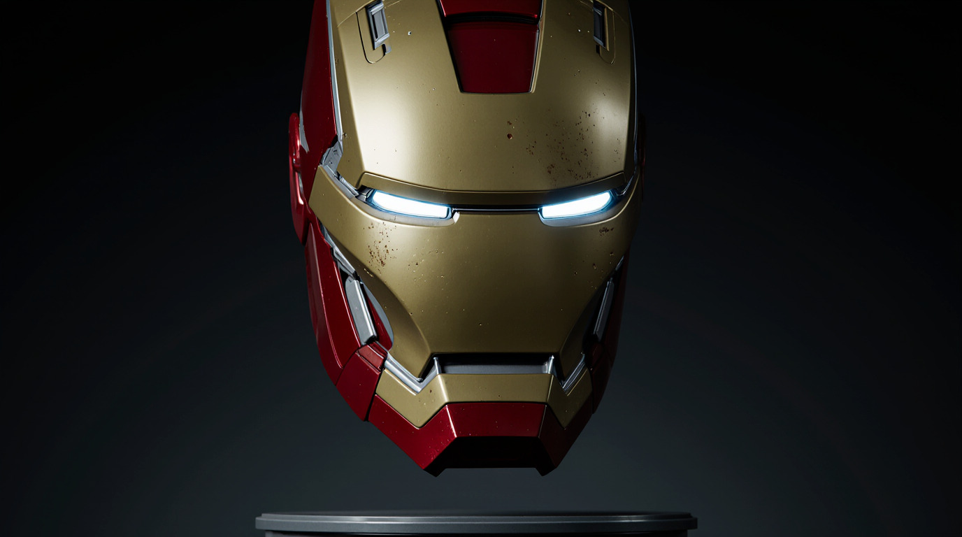 Iron Man Mark 85 MK85 Helmet  Avengers Endgame 3D Model Low-poly 3D model_1