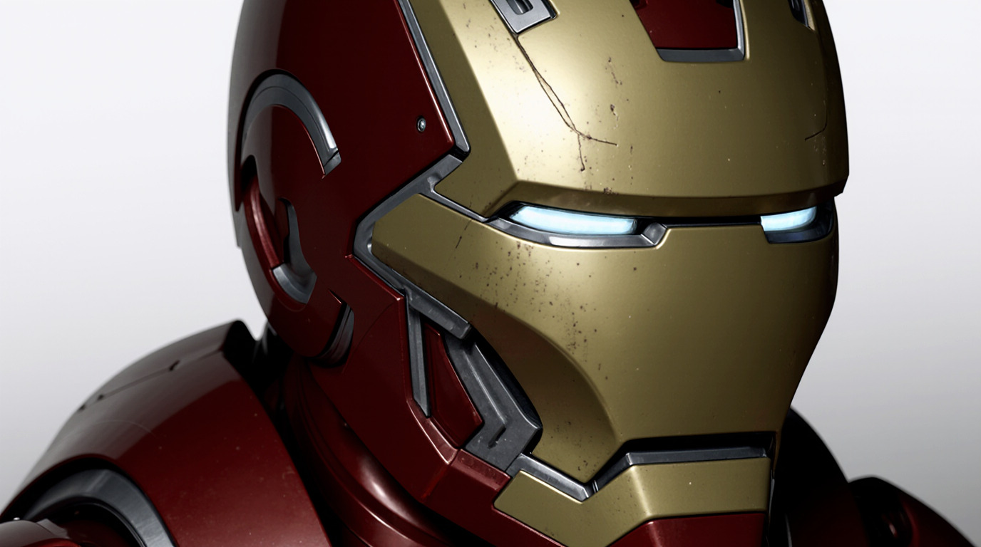 Iron Man Mark 85 MK85 Helmet  Avengers Endgame 3D Model Low-poly 3D model_5