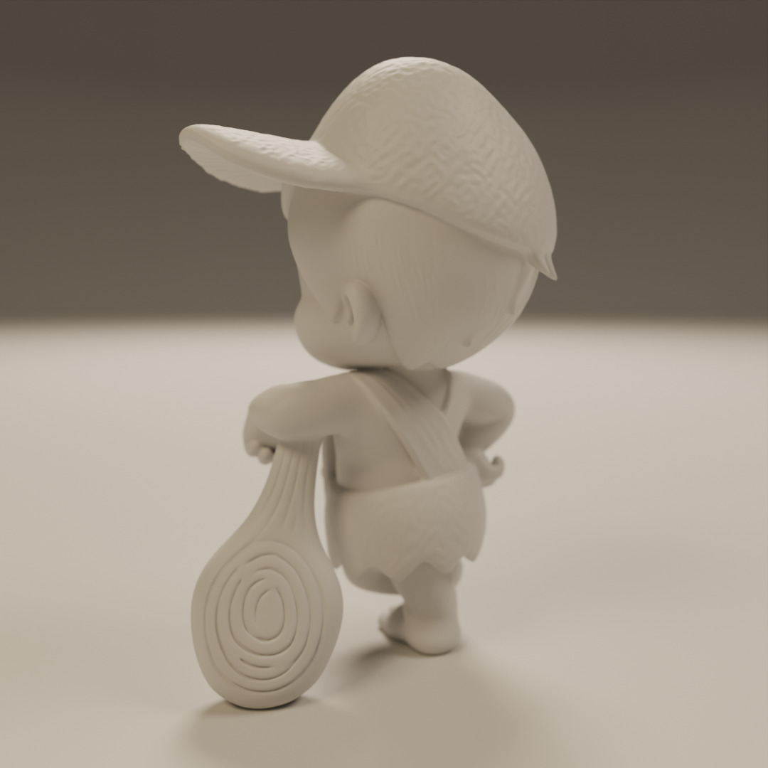 Bamm-Bamm Rubble 3D print model_6