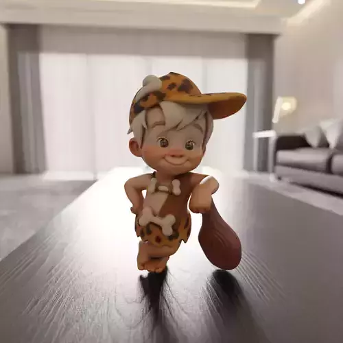 Bamm-Bamm Rubble 3D print model