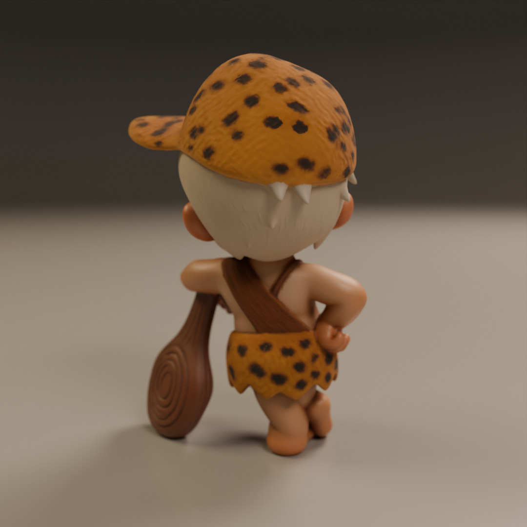 Bamm-Bamm Rubble 3D print model_11