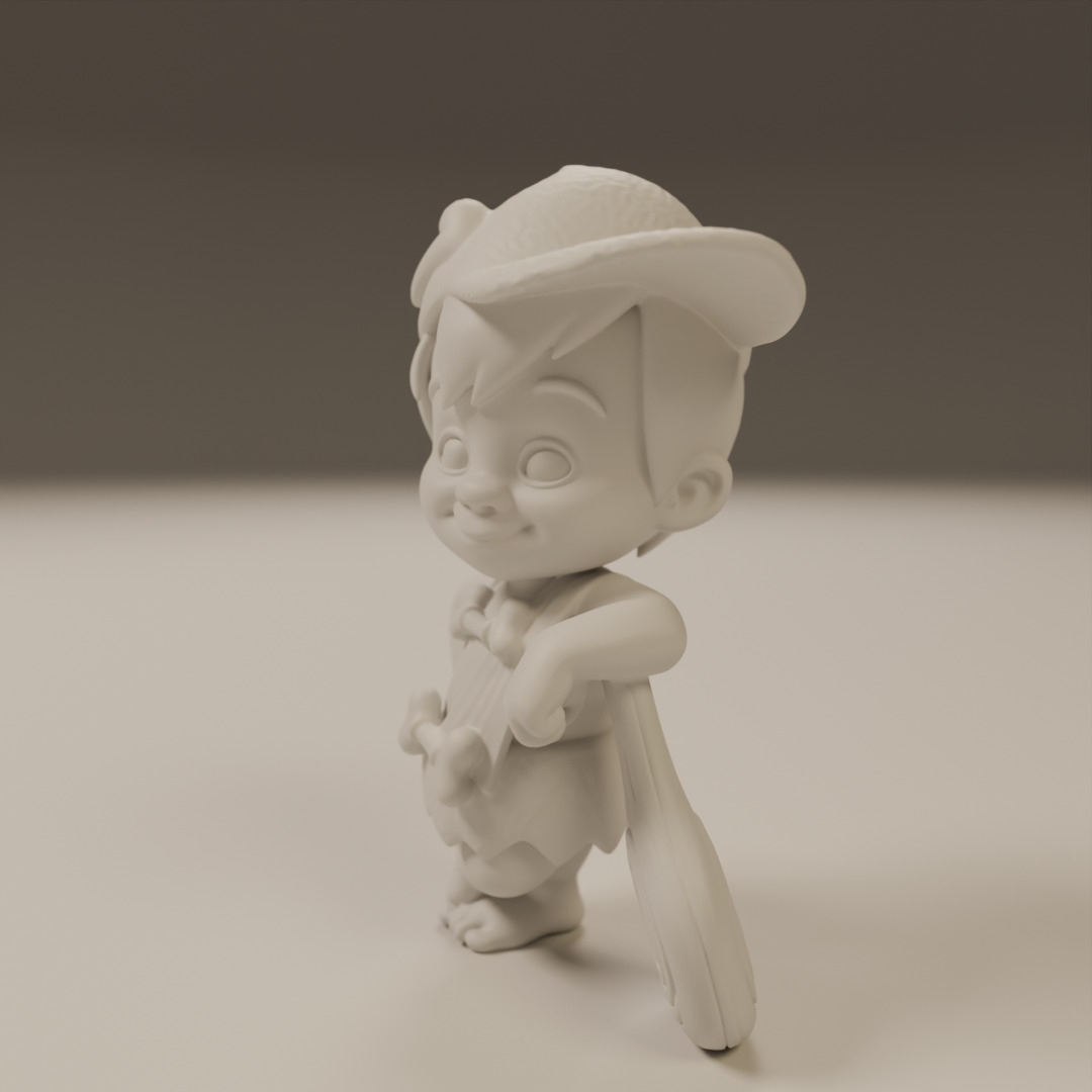 Bamm-Bamm Rubble 3D print model_5