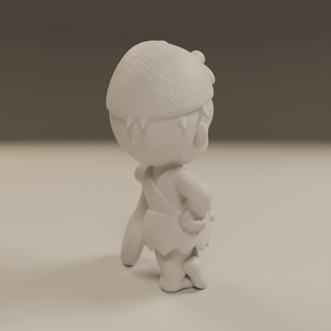 Bamm-Bamm Rubble 3D print model_7