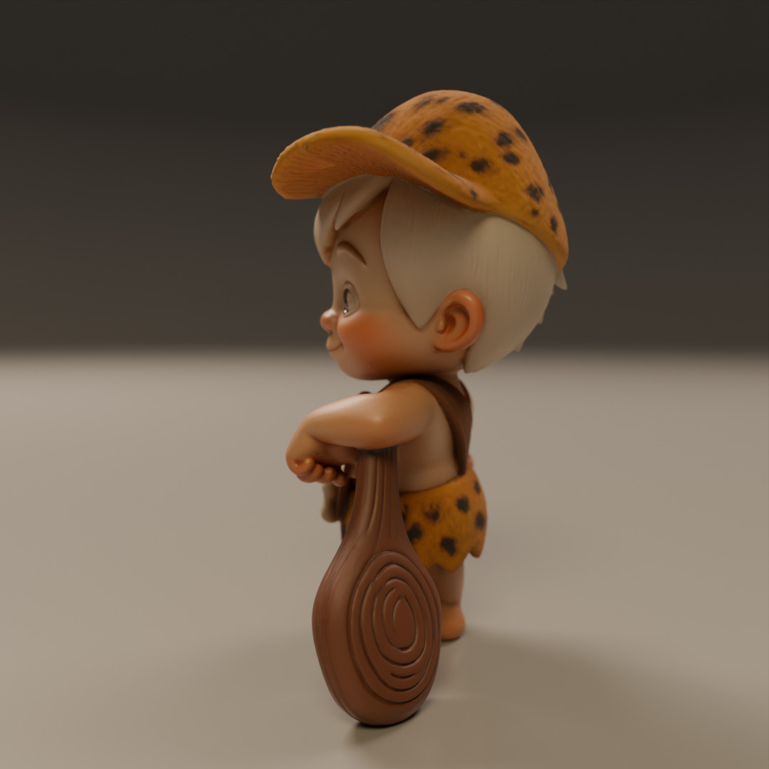 Bamm-Bamm Rubble 3D print model_10