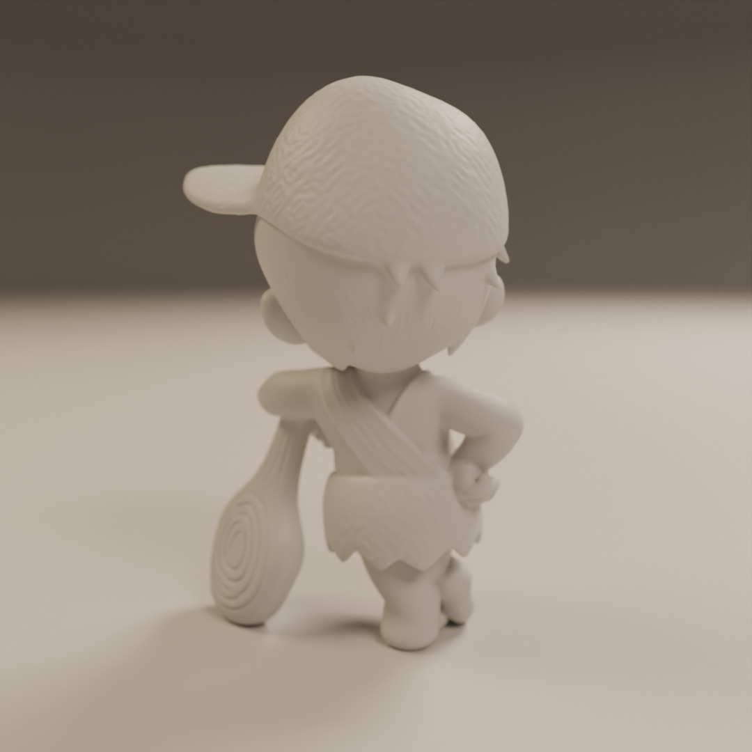 Bamm-Bamm Rubble 3D print model_3