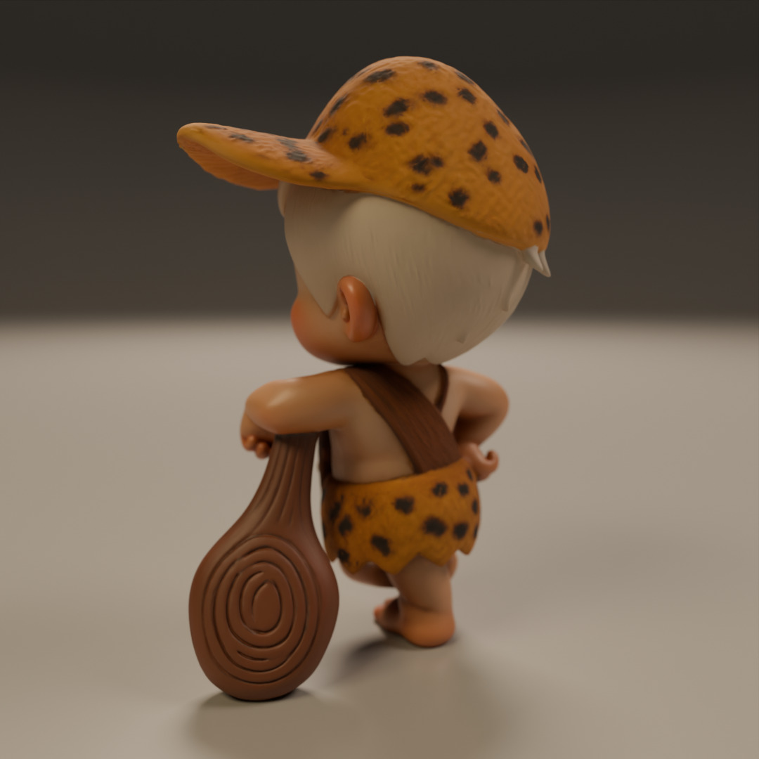 Bamm-Bamm Rubble 3D print model_14