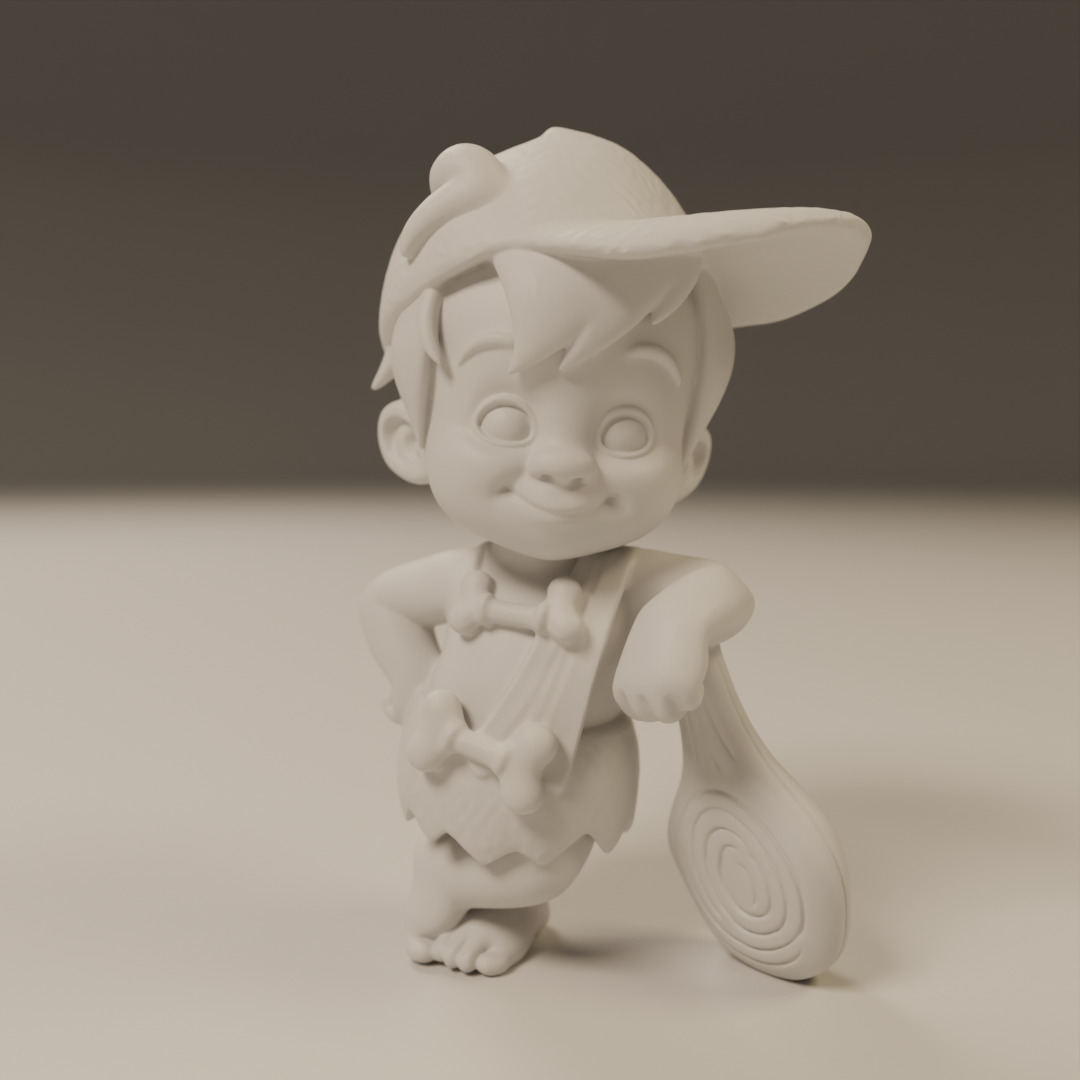 Bamm-Bamm Rubble 3D print model_8