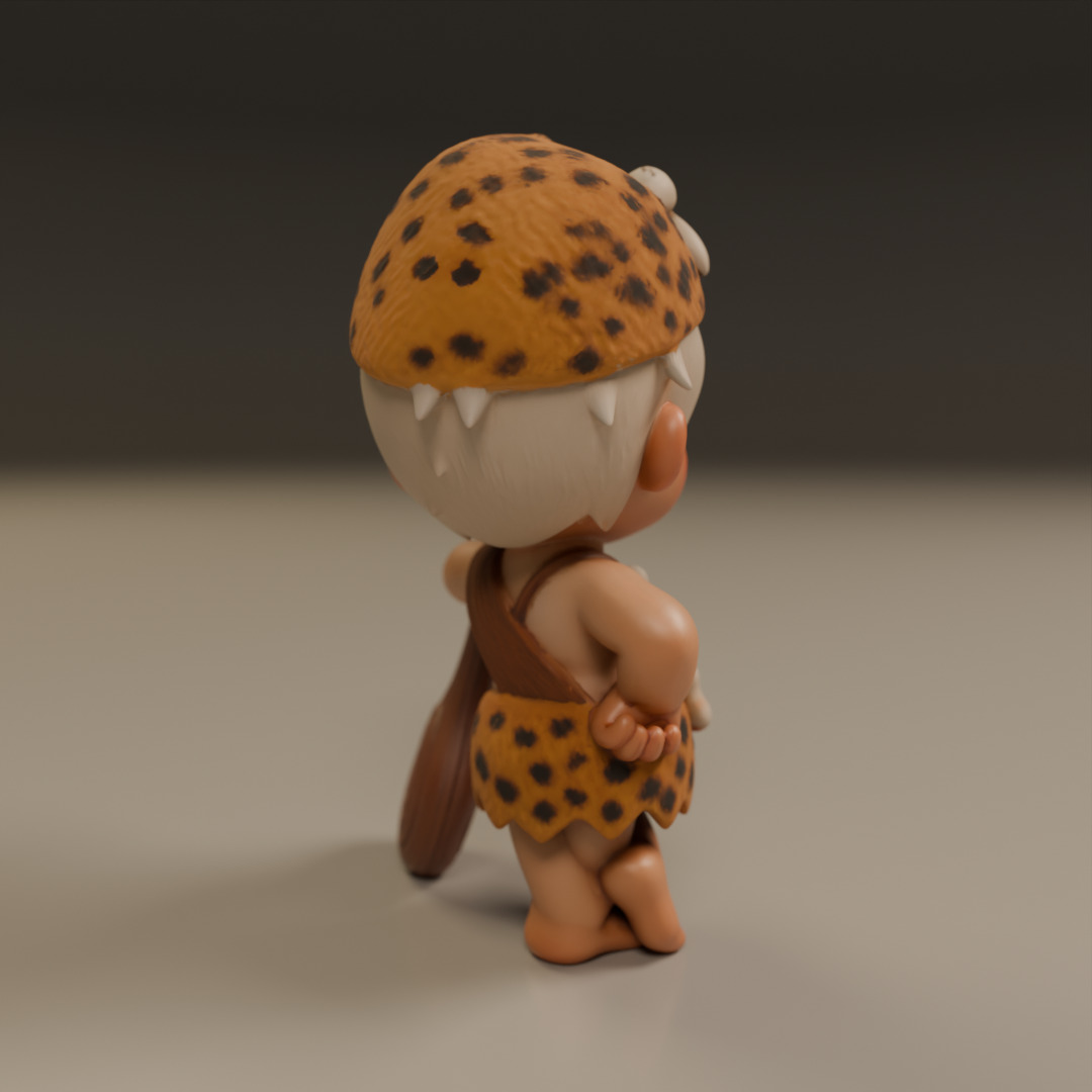Bamm-Bamm Rubble 3D print model_15