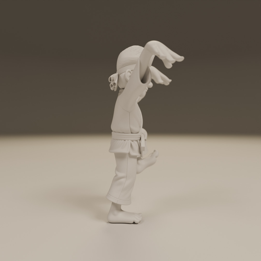 Daniel San 3D print model_1