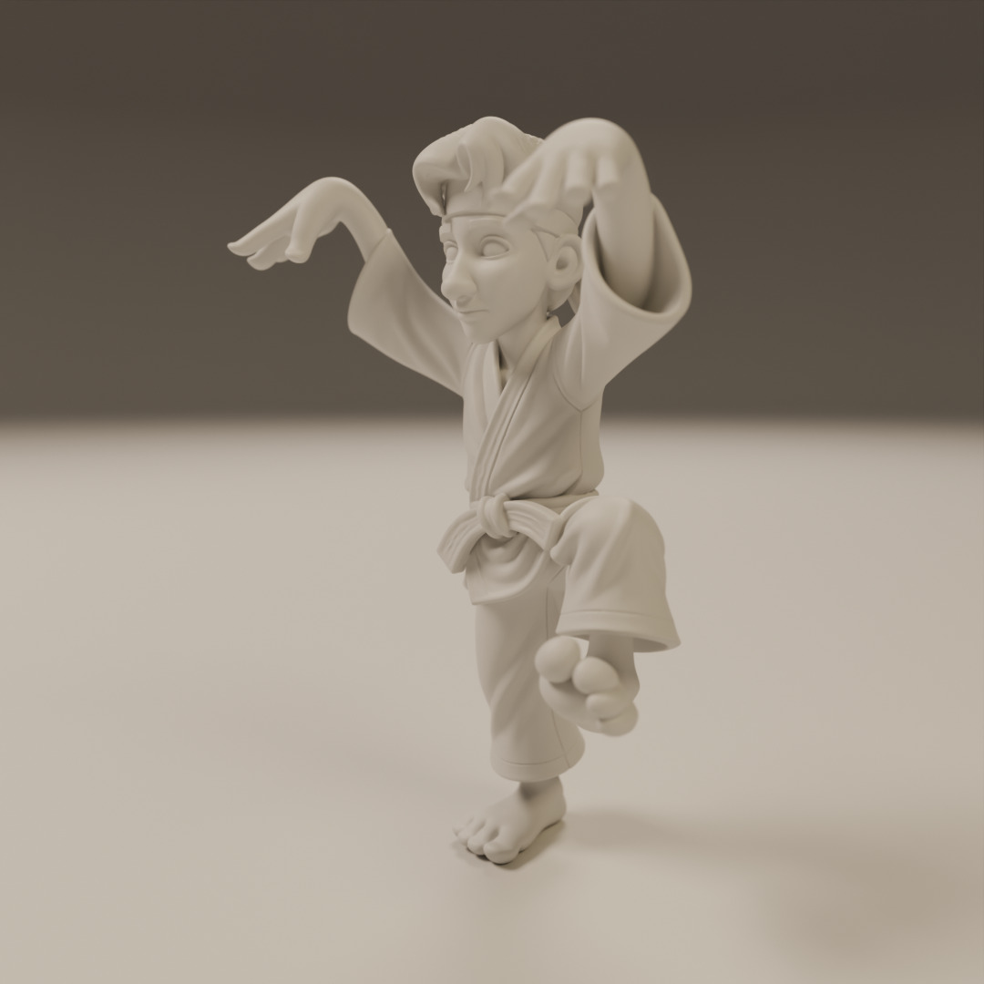 Daniel San 3D print model_5