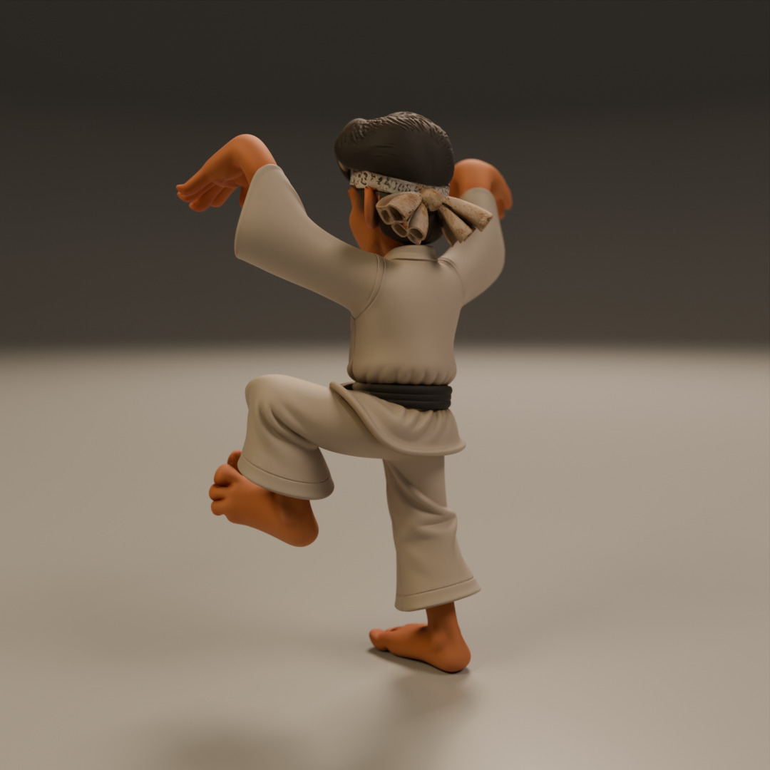 Daniel San 3D print model_14