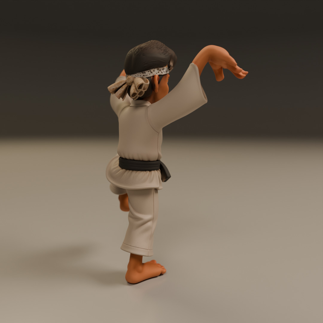 Daniel San 3D print model_15