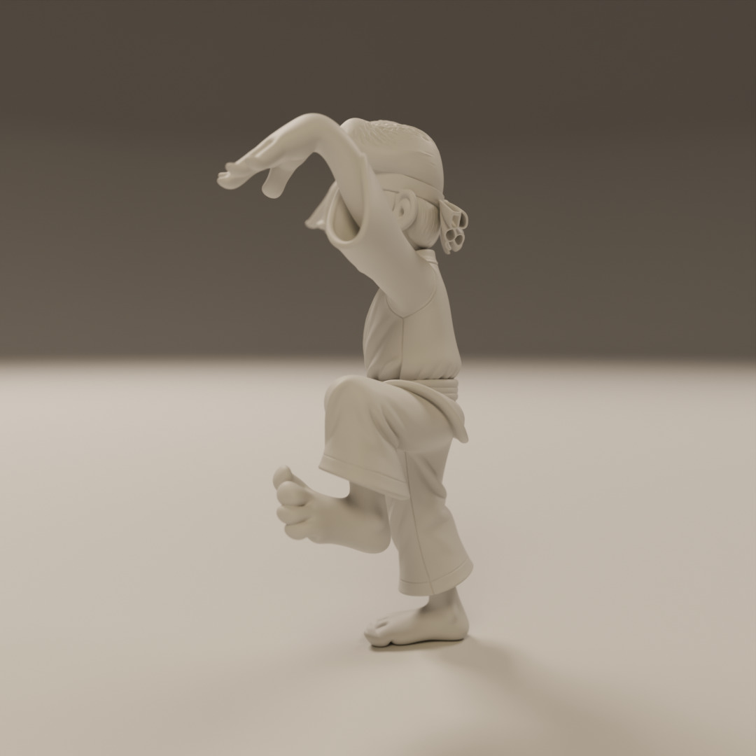 Daniel San 3D print model_2