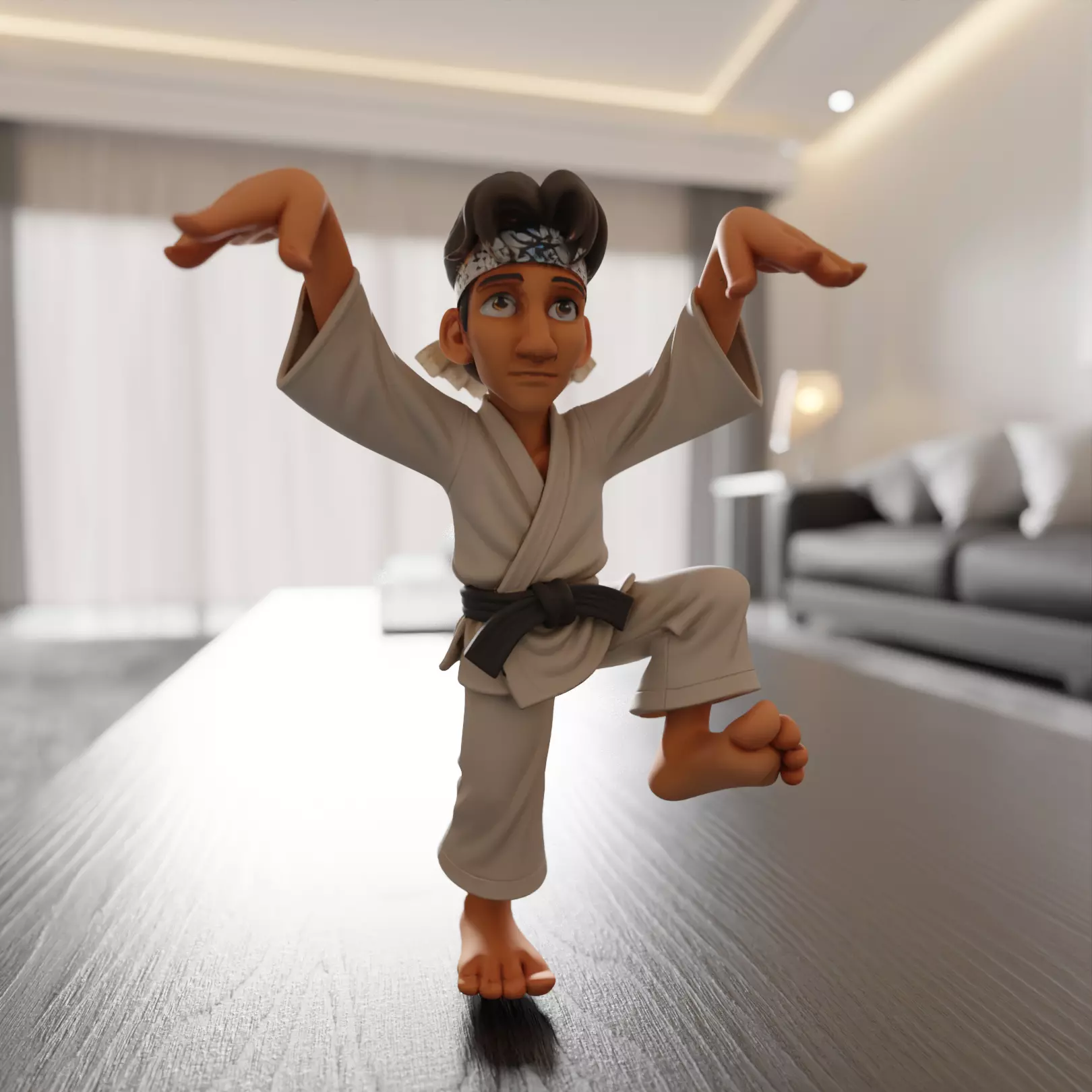 Daniel San 3D print model_0