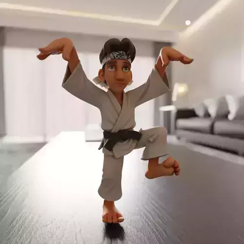 Daniel San 3D print model