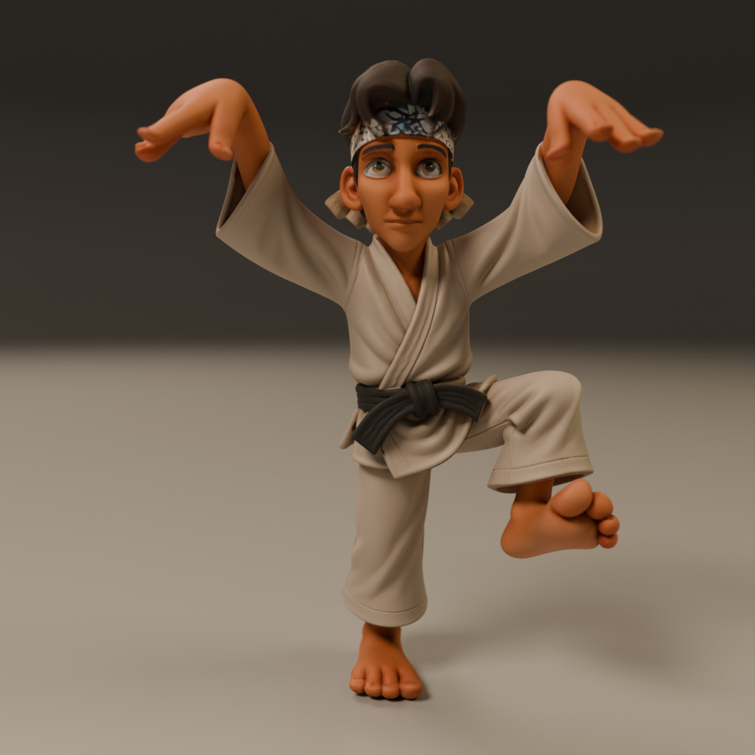 Daniel San 3D print model_16