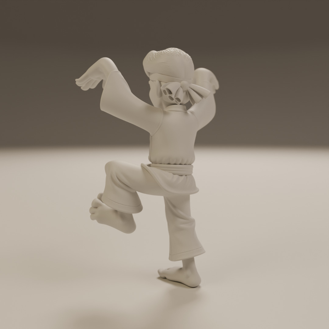 Daniel San 3D print model_6
