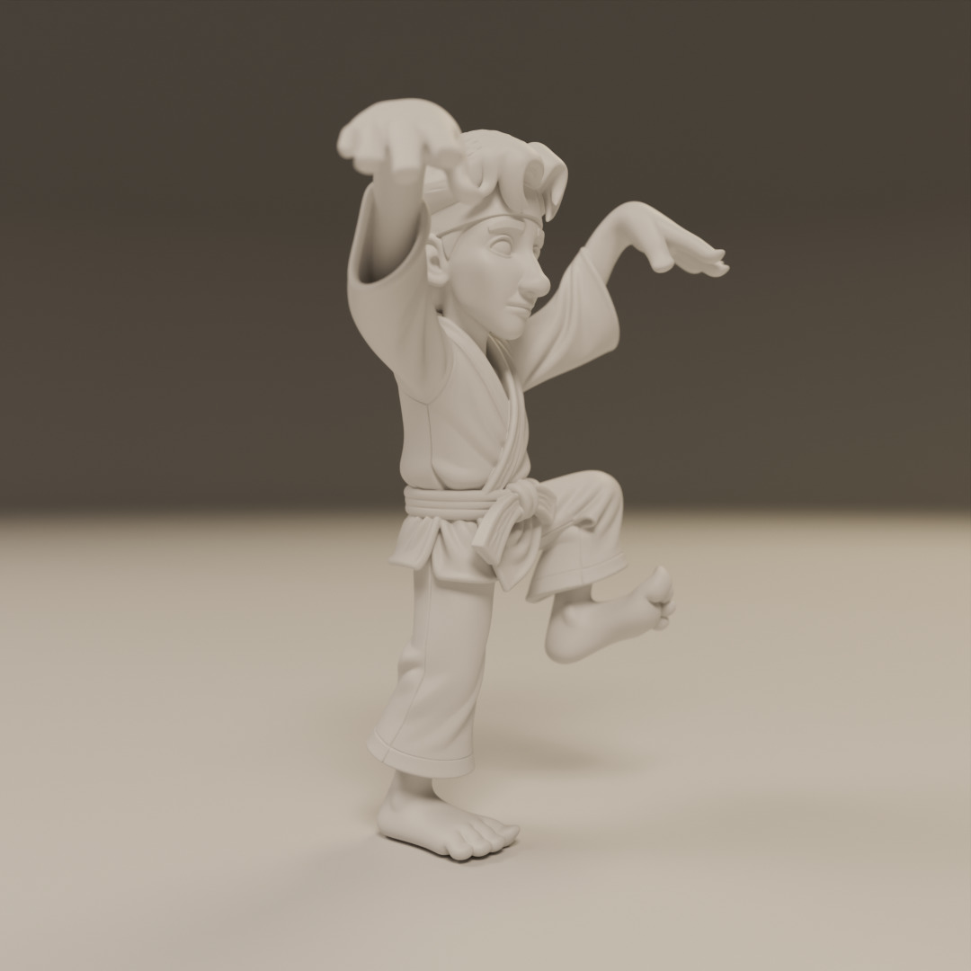 Daniel San 3D print model_4