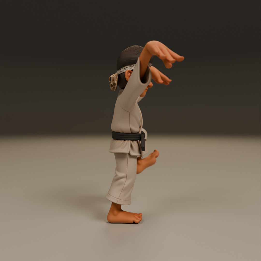 Daniel San 3D print model_9