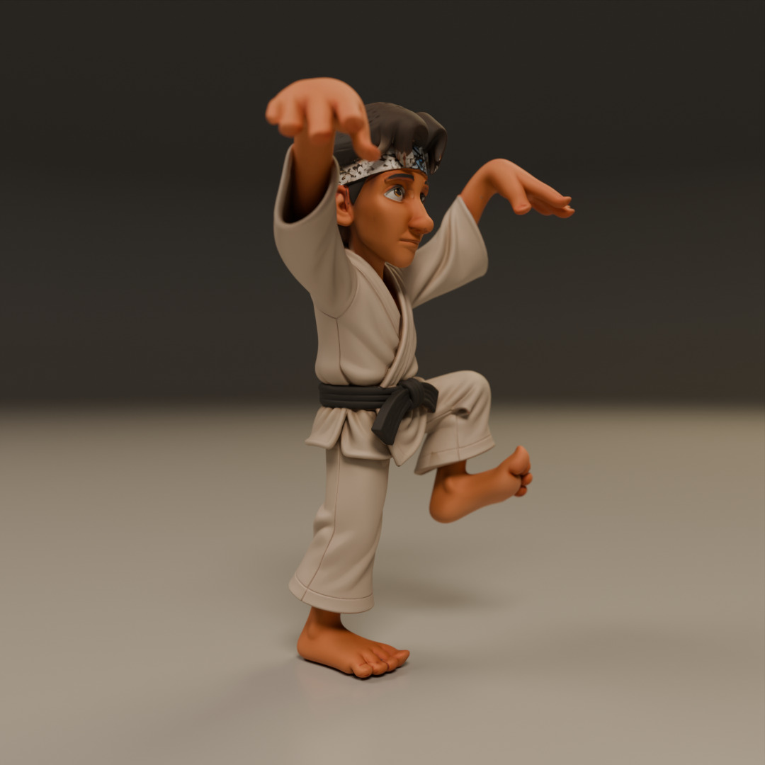 Daniel San 3D print model_12