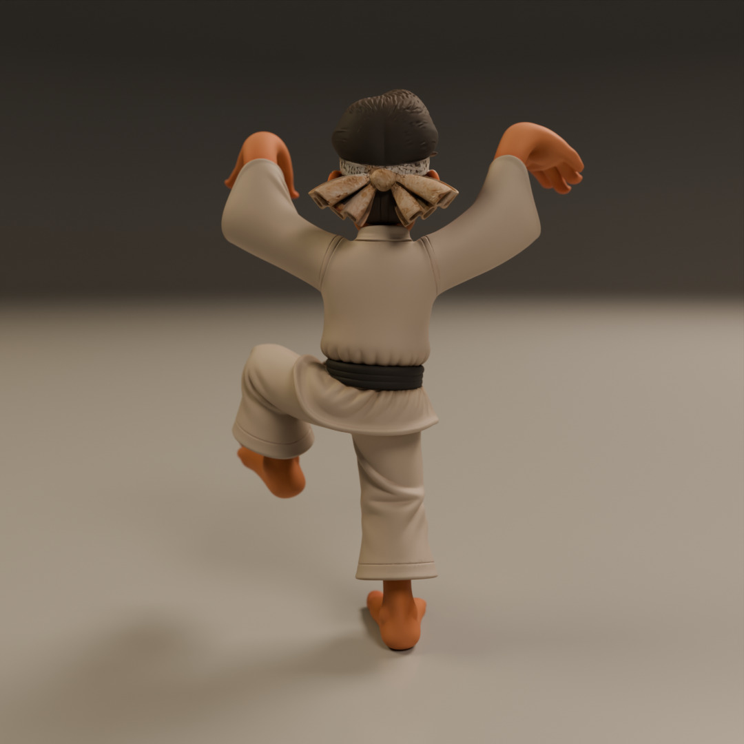 Daniel San 3D print model_11