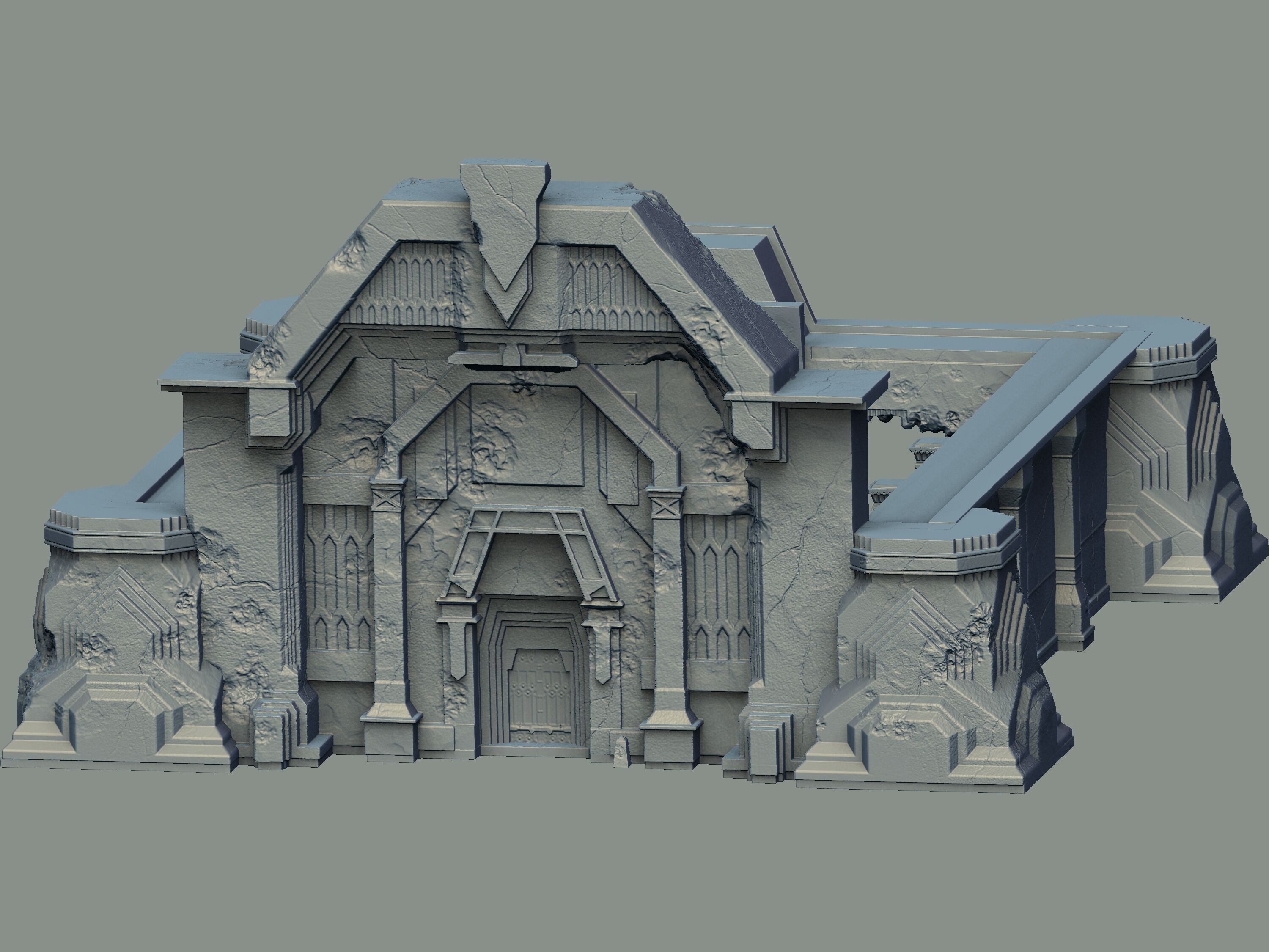 Balins Tomb Complete Diorama Set at Wargaming Scale 3D print model_2
