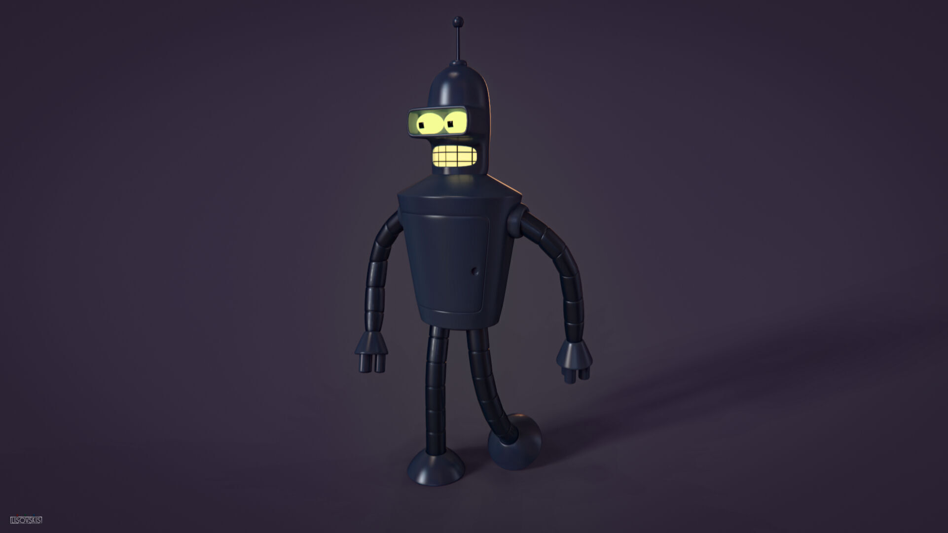 Bender 3D model_4